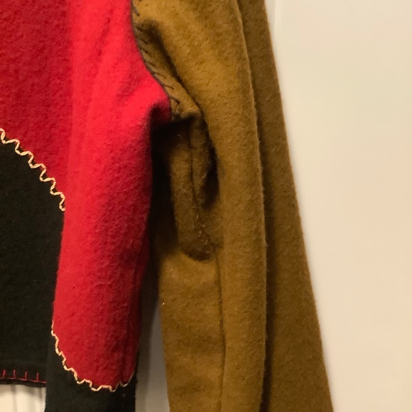 Vintage Sandy Starkman Wool Blend Jacket XL  Whipstitch - Picture 3 of 7